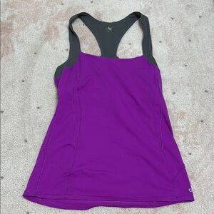 ALO Yoga Purple and Pink Racerback Tank Top